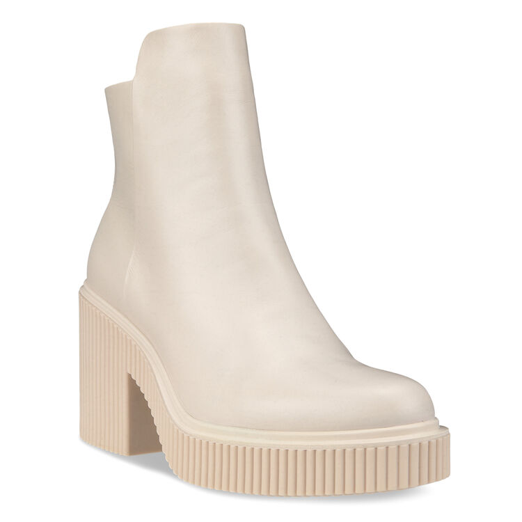 Ботильоны FLUTED HEEL, белый, арт. 223003/01378