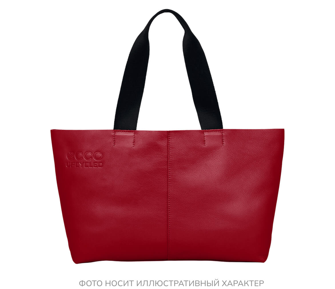 Красный горизонтальный шоппер
