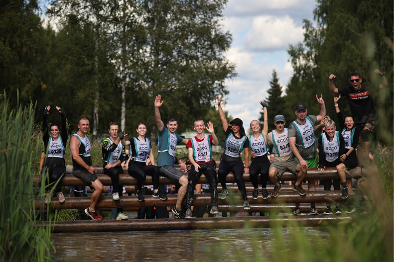 Команда ECCO на Гонке Героев